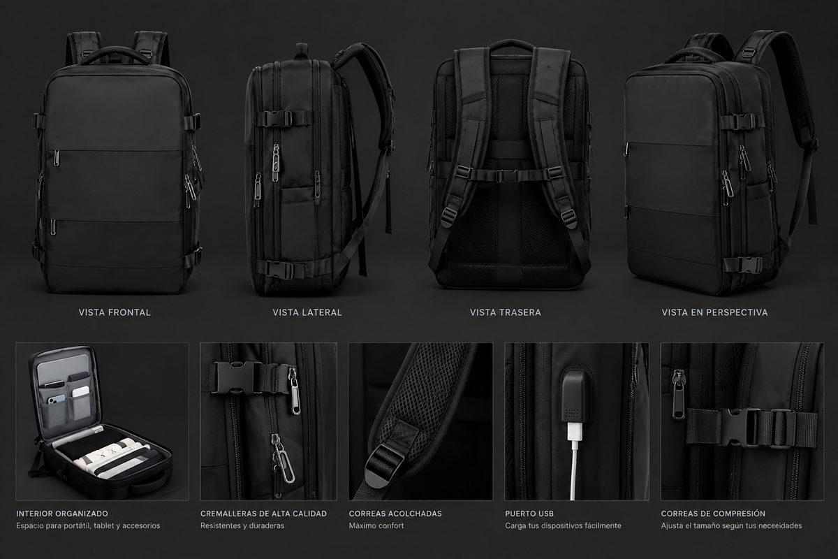 Noir Backpack